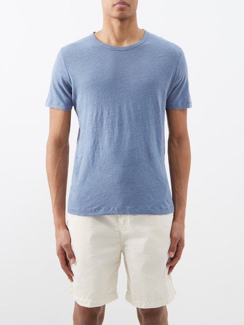 Hartford Crew-neck Linen T-shirt