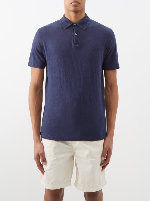 Hartford Linen-knit Polo Shirt