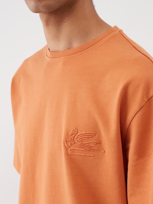 ETRO logo-embroidered shirt Grün