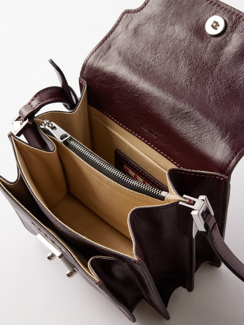 Mini Trunk Bag in Leather by Marni