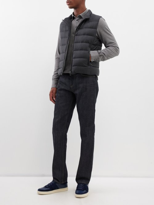 MooRER Oliver Wool-blend Quilted Down Gilet | Smart Closet