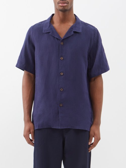 Marané Linen Short-sleeved Shirt