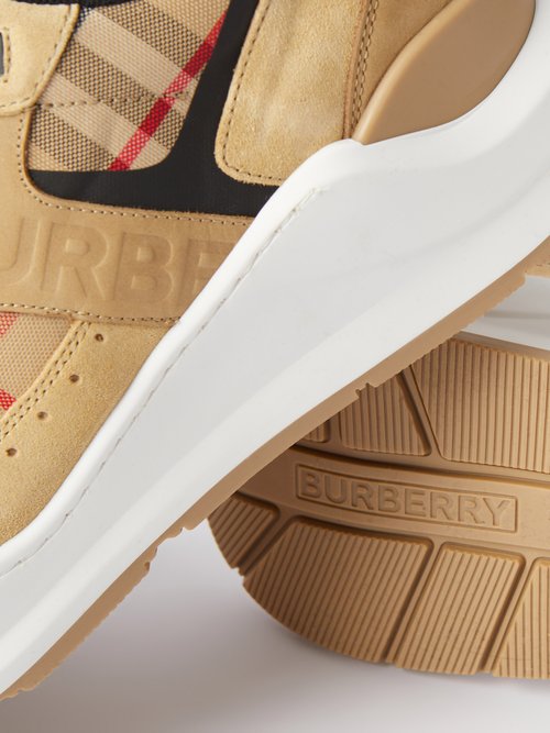 Burberry vintage sales check trainers