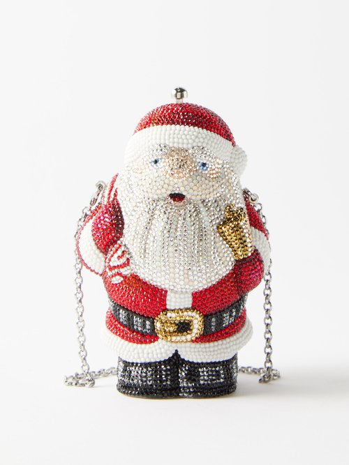 Judith Leiber Kris's Santa Crystal-embellished Clutch Bag