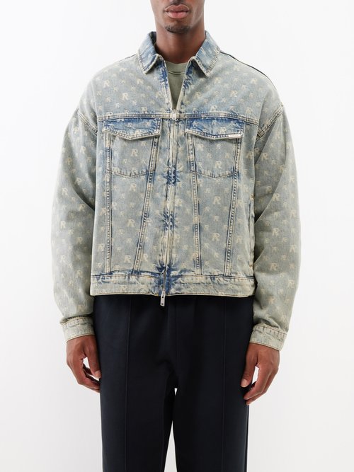 Dolce & Gabbana jacquard-logo Denim Jacket - Farfetch