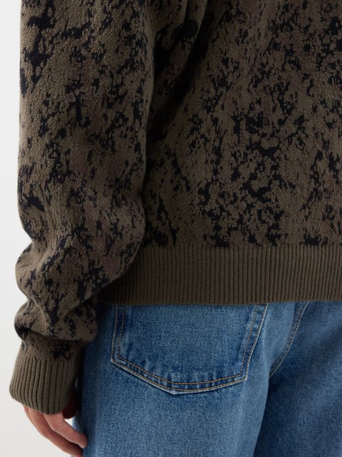 Represent Jacquard Sweater - Camo