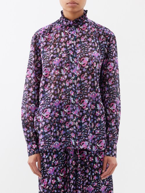 Tether Erobrer Ægte Isabel Marant Étoile Organic Cotton Gamble Shirt In Pink | ModeSens