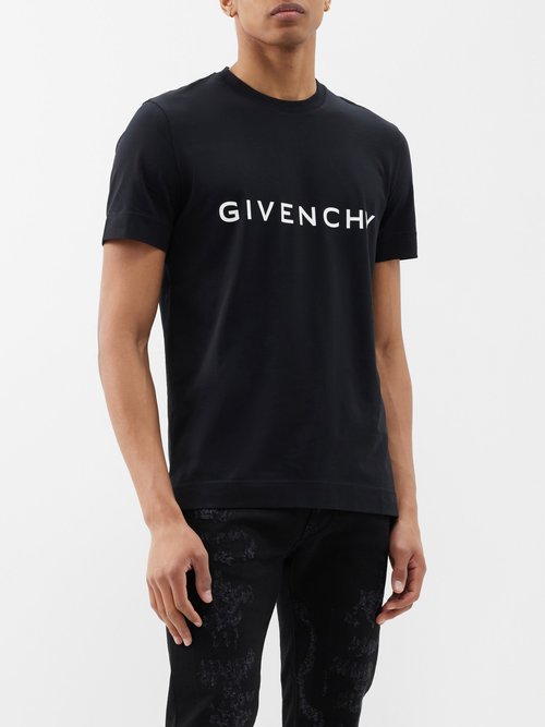 Givenchy Logo-print Cotton-jersey T-shirt