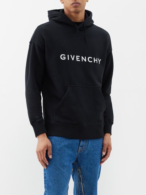 Givenchy Logo print Cotton jersey Hoodie Smart Closet