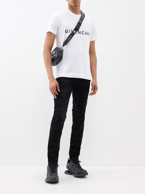 GIVENCHY Logo-Print Cotton-Jersey T-Shirt for Men