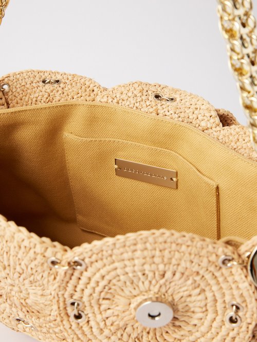 Rabanne mini Sparkle Hobo bag - Gold