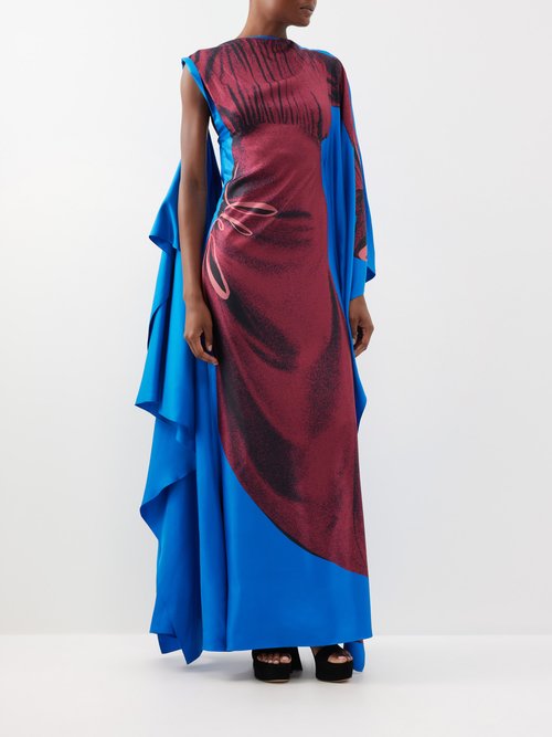 Roksanda Senvu Dress In Blue