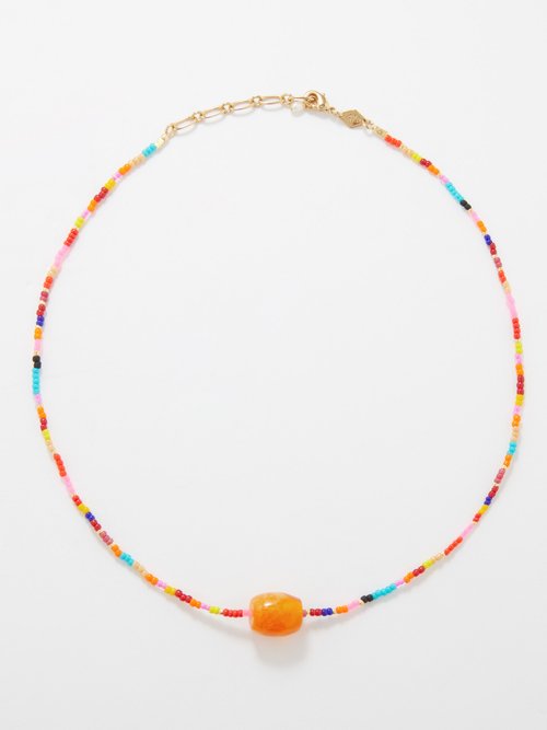 Anni Lu - Sunny Eldorado 18kt Gold-plated Necklace - Womens - Multi