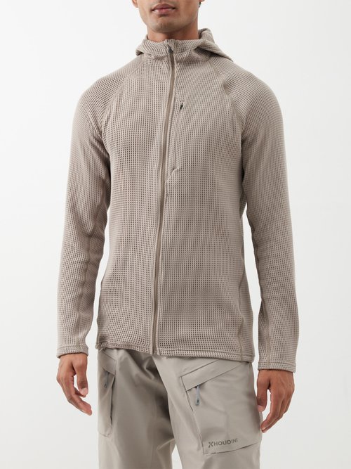Pace Flow Recycled-fibre Mesh Hoodie