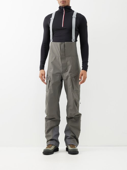Rollercoaster Recycled-blend Shell Bib Trousers
