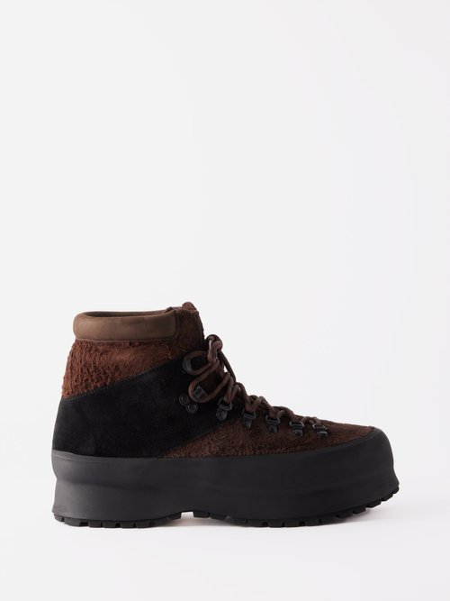 diemme - rosset suede hiking boots mens brown