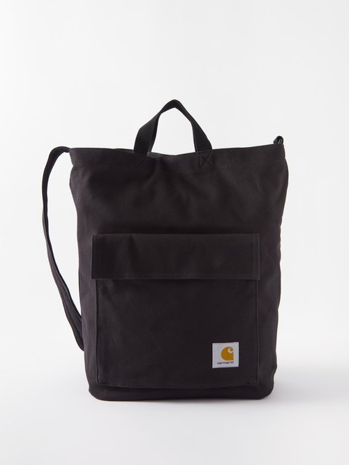 Carhartt Dawn logo-patch canvas tote bag