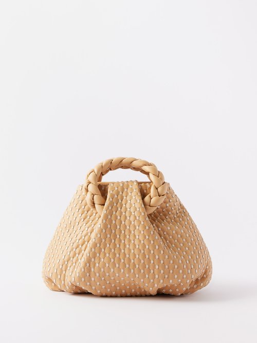 HEREU Bombon Braided Leather Top-Handle Bag - Bergdorf Goodman