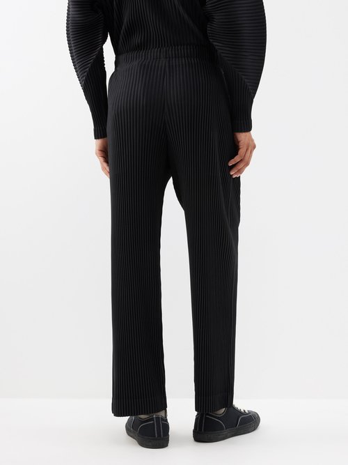 Homme Plissé Issey Miyake Cropped Pleated Trousers - Farfetch