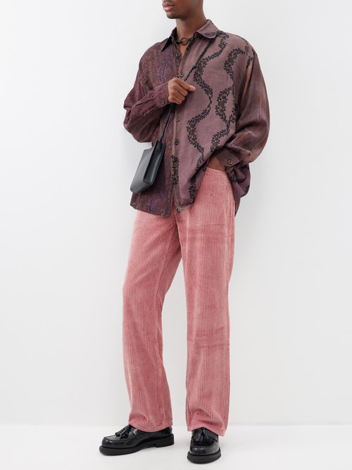 OUR LEGACY 70s Cut Washed Cotton-corduroy Trousers | Smart Closet