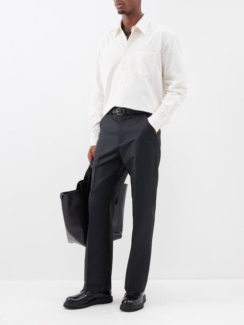 OUR LEGACY Darien Wool-blend Twill Trousers | Smart Closet