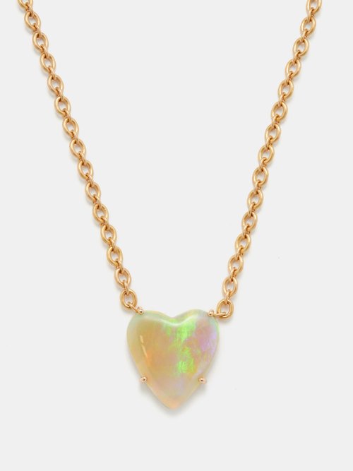 Irene Neuwirth Love Opal & 18kt Rose Gold Necklace