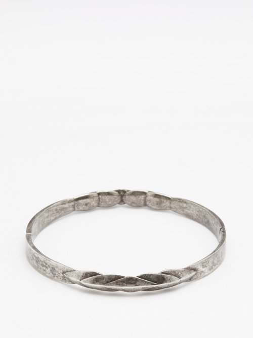 Odeon Rhinestone Bracelet in Silver - Saint Laurent