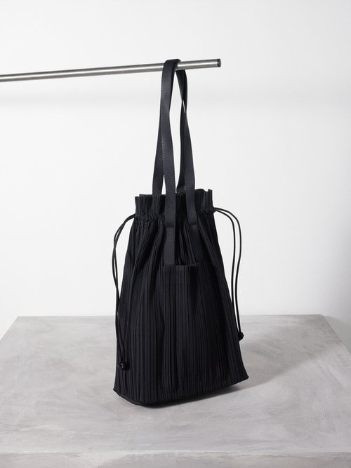 Pleats Please Issey Miyake Leaf Small Technical-pleated Cross-body Bag