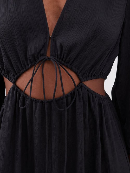 Ava Eyelet Cutout Maxi Dress