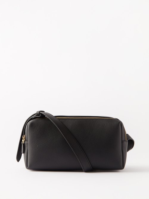Elleme Trousse Double-zip Leather Shoulder Bag