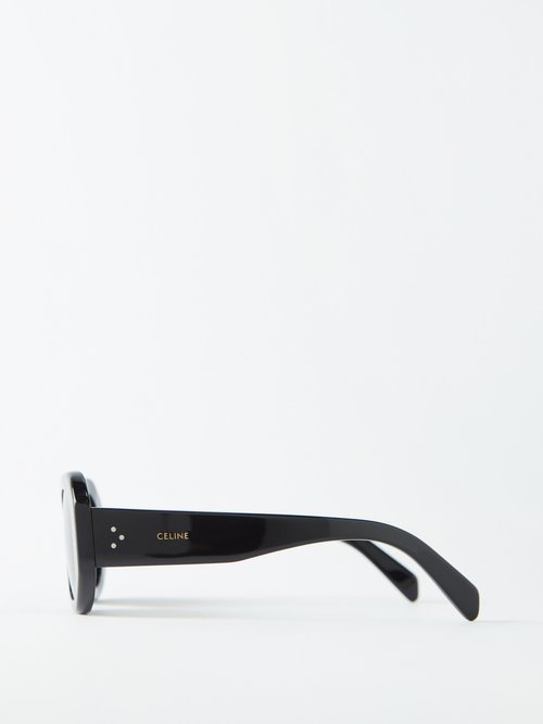 Cat Eye Sunglasses in Black - Celine Eyewear