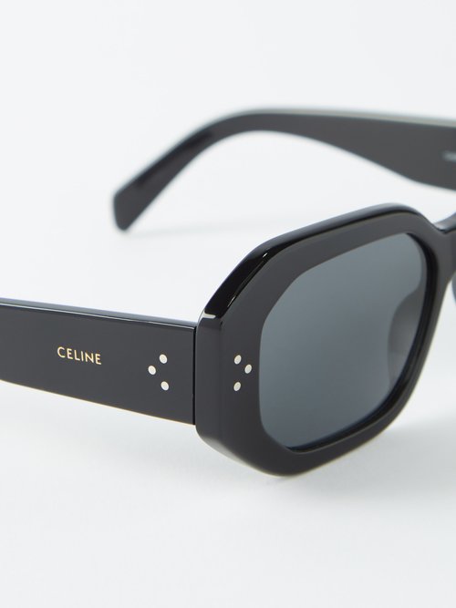 White Logo-jacquard ski goggles, Celine Eyewear