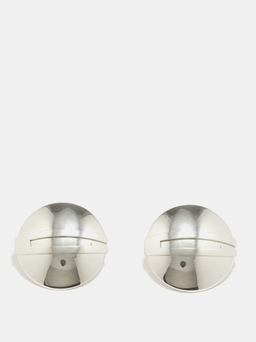 Gucci - G-logo Metal Clip Earrings - Womens - Silver
