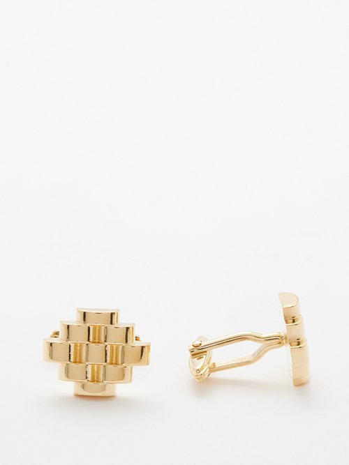 Louis Vuitton Gold Plated Cufflinks