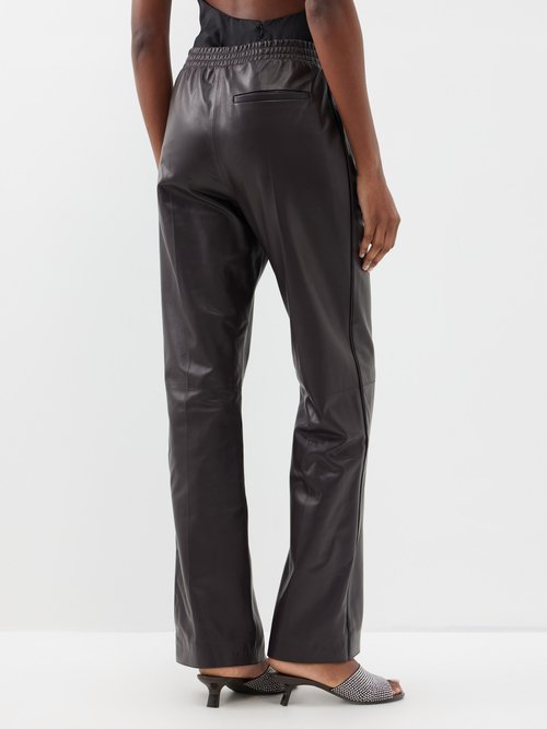 LOEWE Stretch-cotton velvet straight-leg pants