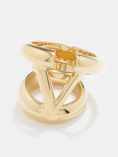 Valentino Garavani V-logo Ring