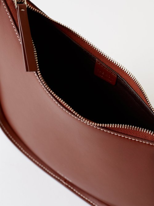 The Row Half Moon Leather Shoulder Bag | Smart Closet