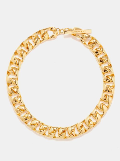 Joolz by Martha Calvo Grand 14kt Gold-plated Necklace