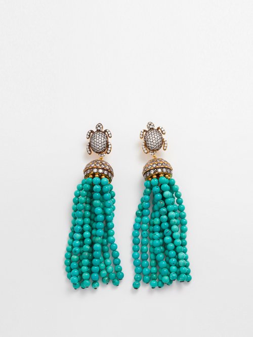 Begüm Khan Serdarino Gocek Turquoise Earrings