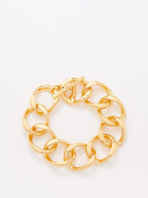 BOTTEGA VENETA Twist gold-plated bracelet