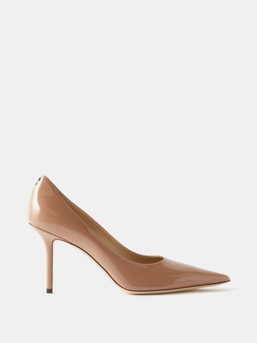 Jimmy Choo – Love 85 Patent-leather Pumps – Womens – Dusty Pink