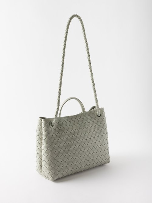 Bottega Veneta Medium Intrecciato Andiamo Bag - Black Totes