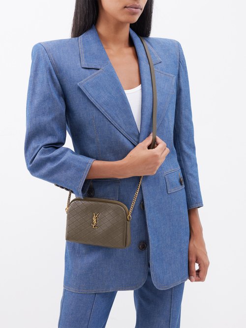 SAINT LAURENT, 'Gaby' Quilted Leather Shoulder Bag, Women