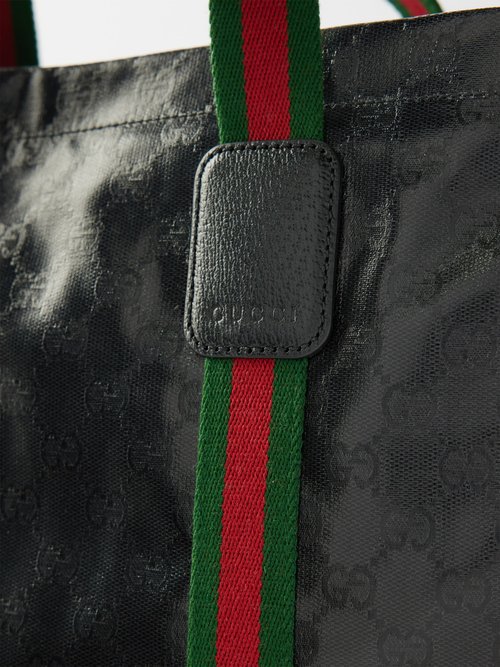 Gucci Gg Supreme Canvas Tote Bag In Black