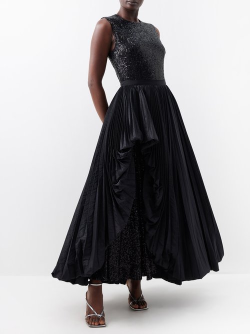 Olive + Ellen Detachable-skirt Sequinned Dress