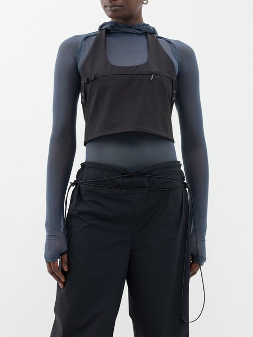 Johanna Parv Zip-pocket Harness Tank Top