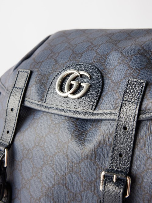 Black GG-jacquard ripstop backpack, Gucci