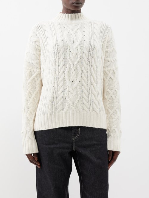 weekend max mara - colibri sweater womens white