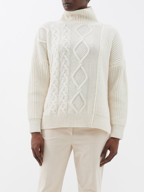 weekend max mara - lambert sweater womens white