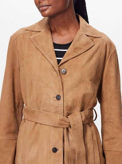 Women's 'artu' Jacket In Suede Leather by Weekend Max Mara